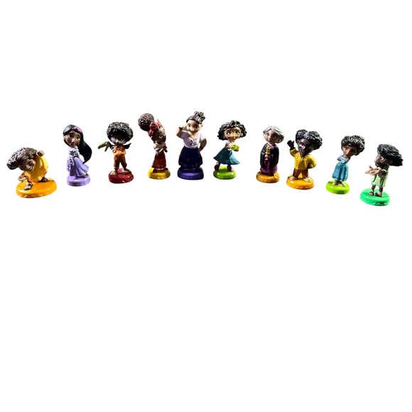 Disney Encanto Mini Figures Cake Toppers Complete‎ Set - Picture 1 of 6